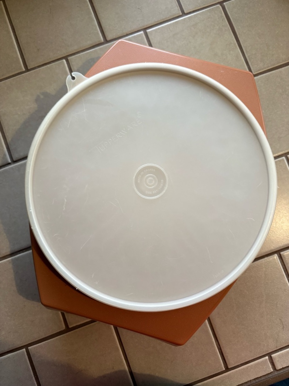 Vintage Tupperware Tortilla Keeper made in Canada